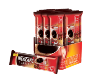 Nescafe Clasico en sobre de 110gr marca 
